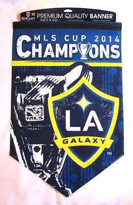 Los Angeles Galaxy 2014 MLS Cup Champions 17"x26" Premium Banner
