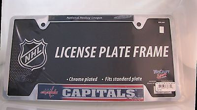 Washington Capitals 6"x12" Metal License Plate Frame