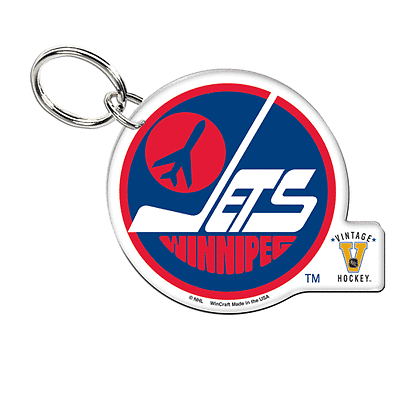 Winnipeg Jets Retro Logo Premium Key Ring