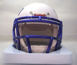 TCU Horned Frogs Riddell Speed Mini Helmet - White Alternate with Chrome Facemask 3