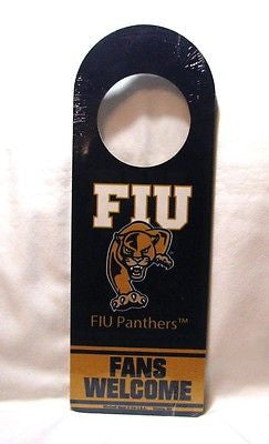 Florida International Panthers 11 ½” x 4” Wood Door Hanger