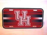 Houston Cougars Plastic License Plate