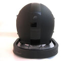 Duke Blue Devils Matte Black Helmet with Black Logo Schutt Mini Helmet - Alternate 1 3