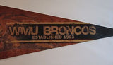 Western Michigan Broncos 12"x30" Premium Pennant