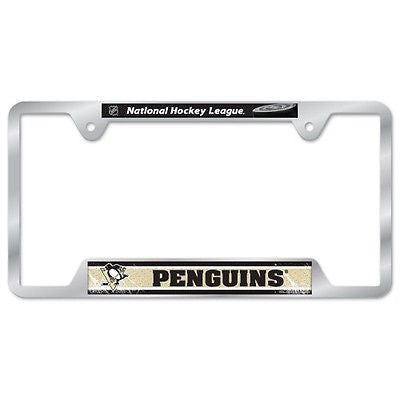 Pittsburgh Penguins 6"x12" Metal License Plate Frame