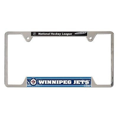 Winnipeg Jets 6"x12" Metal License Plate Frame