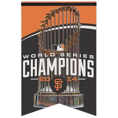San Francisco Giants 2014 World Series Champions 17"x26" Premium Banner
