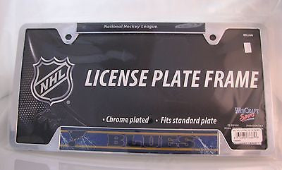 St. Louis Blues 6"x12" Metal License Plate Frame