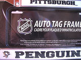 Pittsburgh Penguins 6"x12" Chrome License Plate Frame