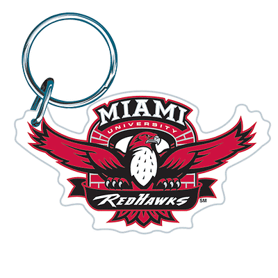 Miami Redhawks Premium Key Ring