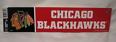 Chicago Blackhawks Bumper Sticker