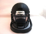 Duke Blue Devils Matte Black Helmet with Black Logo Schutt Mini Helmet - Alternate 1 2
