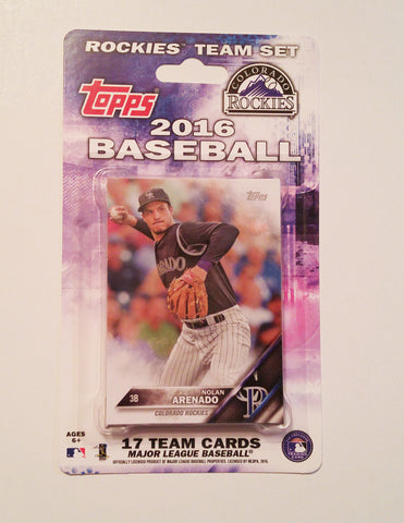 Colorado Rockies 2016 Topps Team Set