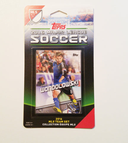 San Jose Earthquakes 2016 Topps Team Set