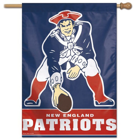 New England Patriots Retro Logo 27"x37" Banner