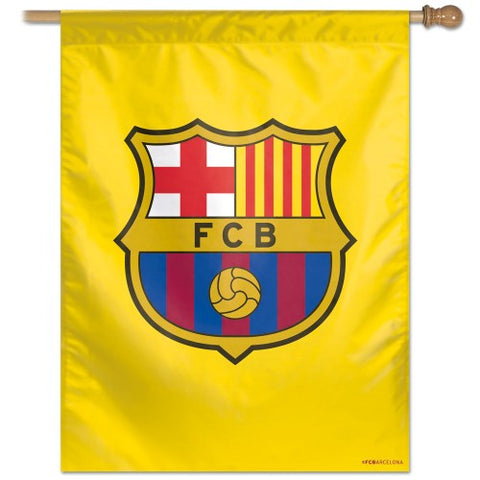 FC Barcelona 27"x37" Banner - Yellow Background