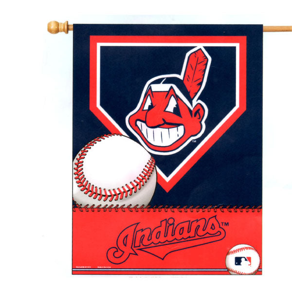Cleveland Indians Chief Wahoo Logo 27"x37" Banner