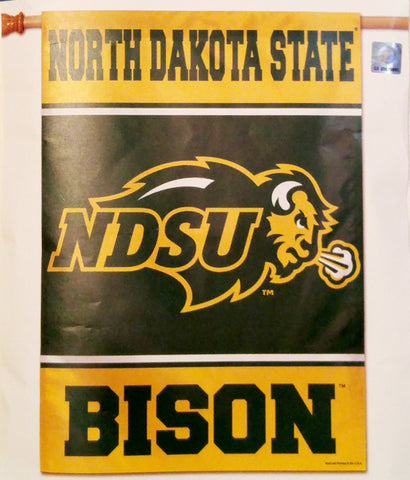 North Dakota State Bison 28" x 40" Vertical Flag