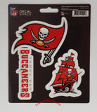Tampa Bay Buccaneers Cut Decal Sheet - 3 Decals