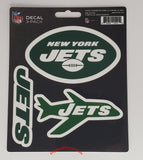 New York Jets Die Cut Decal Sheet - 3 Decals