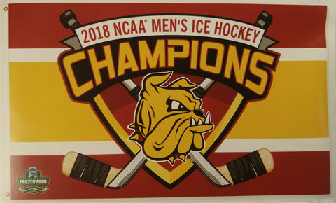 Minnesota Duluth Bulldogs 2018 National Champions Deluxe 3'x5' Flag