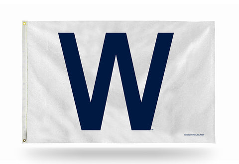 Chicago Cubs 3'x5' Flag - W Logo