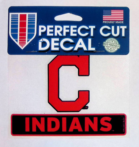 Cleveland Indians Medium Decal - Wordmark