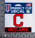 Cleveland Indians Medium Decal - Wordmark