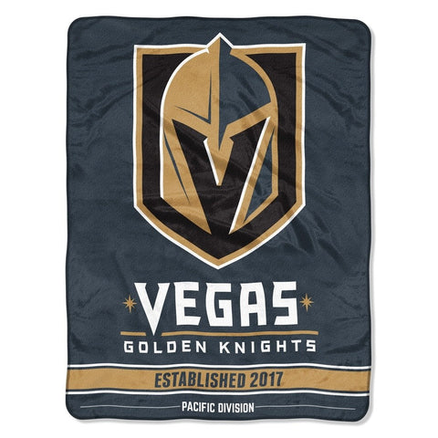 Vegas Golden Knights 46" x 60" Micro Raschel Throw Blanket - Break Away Design