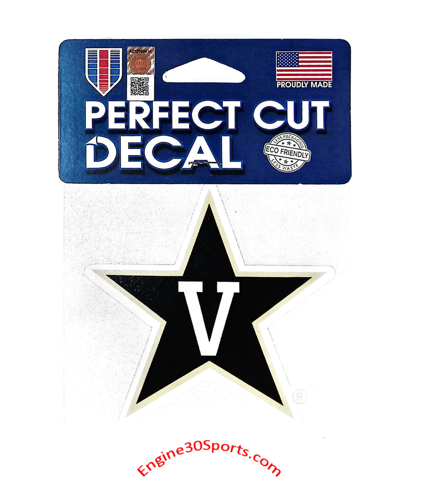 Vanderbilt Commodores Small Decal - Star Logo