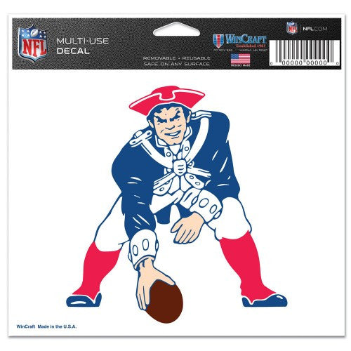 New England Patriots Minuteman Logo 5"x6" Decal