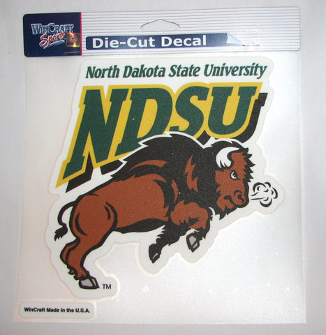 North Dakota State Bison 8"x8" Color Decal