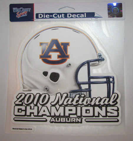 Auburn Tigers 2010 National Champions 8"x8" Color