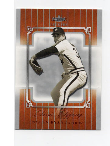 Nolan Ryan Houston Astros 2005 Fleer Classic Clippings #818/999 #91