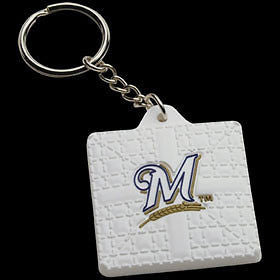Milwaukee Brewers Base Style Keychain