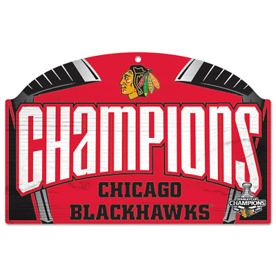 Chicago Blackhawks 2015 Stanley Cup Champions 5x6 Decal