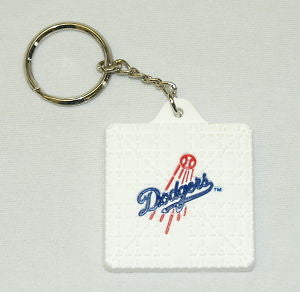 Los Angeles Dodgers Logo Base Style Keychain
