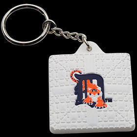 Detroit Tigers Base Style Keychain