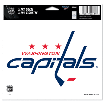 Washington Capitals Logo 5"x6" Decal