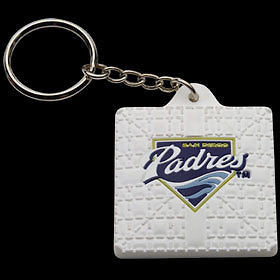 San Diego Padres Logo Base Style Keychain