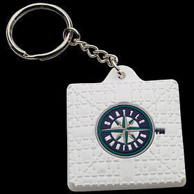 Seattle Mariners Round Logo Base Style Keychain