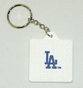Los Angeles Dodgers "LA" Base Style Keychain