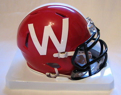 Wisconsin Badgers Riddell Speed Mini Helmet - 2012 Red Alternate