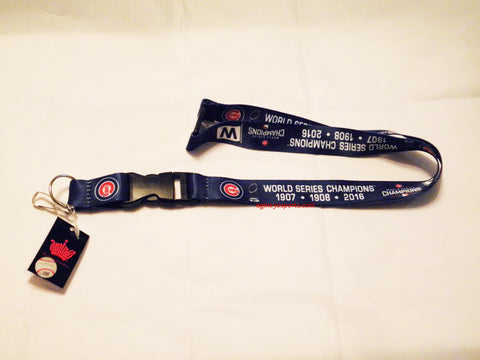 Chicago Cubs World Series Champions 24" Lanyard
