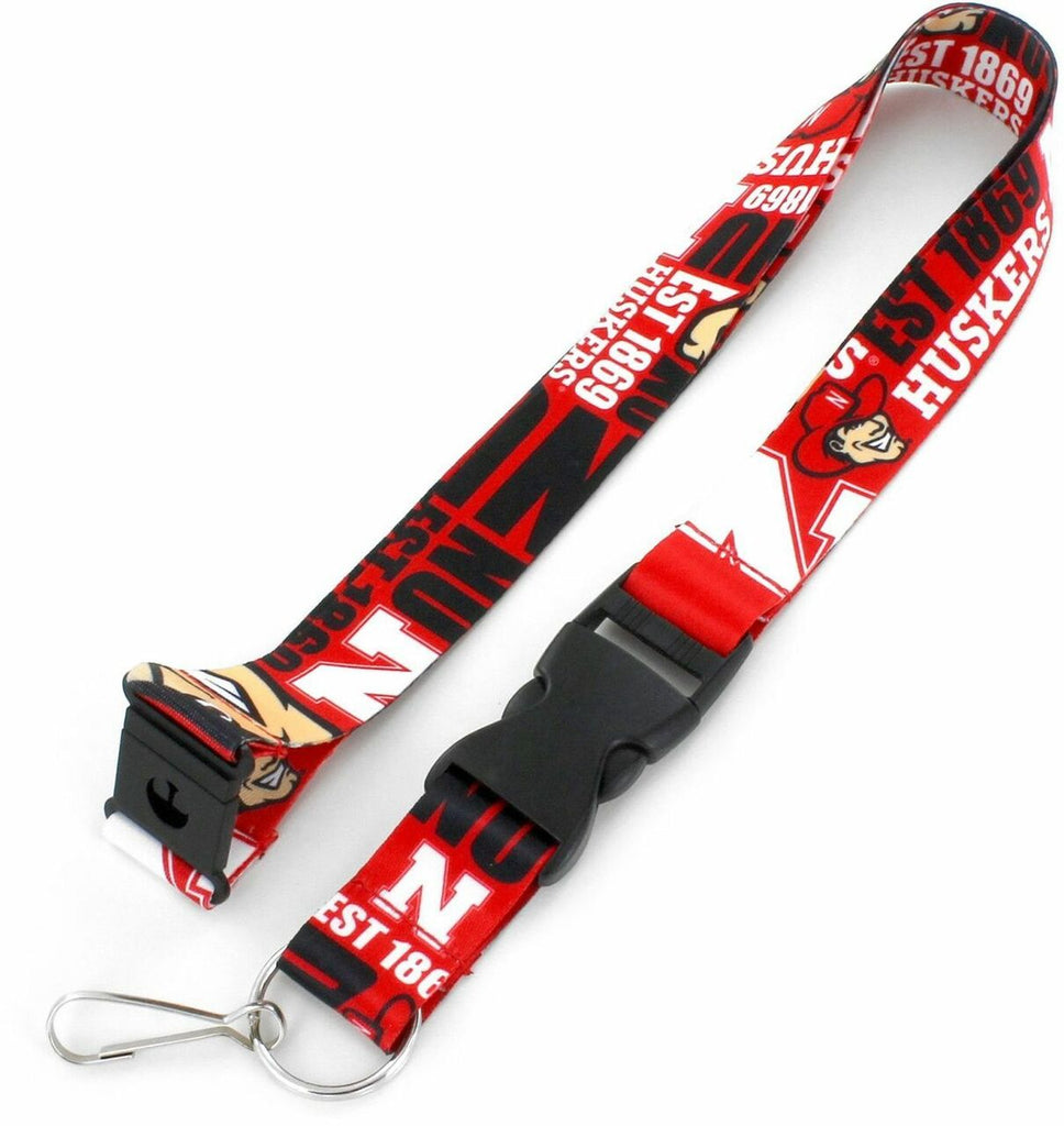 Nebraska Cornhuskers Dynamic Design Breakaway Lanyard