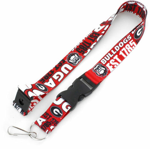 Georgia Bulldogs Dynamic Design Breakaway Lanyard