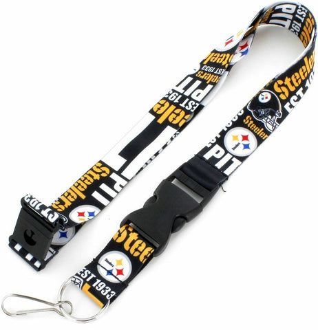 Pittsburgh Steelers Dynamic Design Breakaway Lanyard
