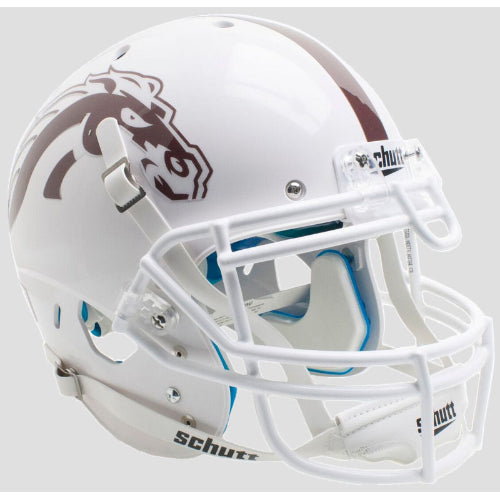 Western Michigan Broncos White with White Mask Schutt XP Authentic Helmet - Alternate 3