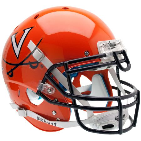 Virginia Cavaliers Orange Schutt XP Authentic Helmet - Alternate 1