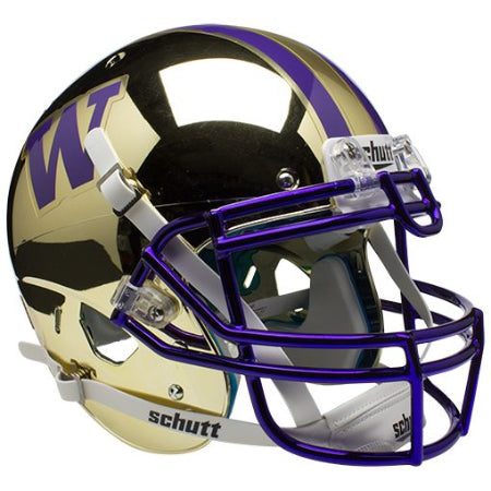 Washington Huskies Chrome Schutt XP Authentic Helmet - Alternate 2